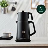 Jumbo x Homend Royaltea Cooltouch 1792H Siyah Çift Duvarlı Paslanmaz Çelik Çay Makinesi Wifi ile Kontrol